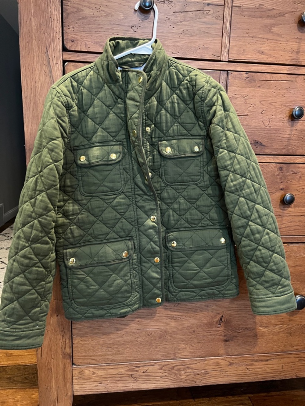 J Crew quilted jacket
